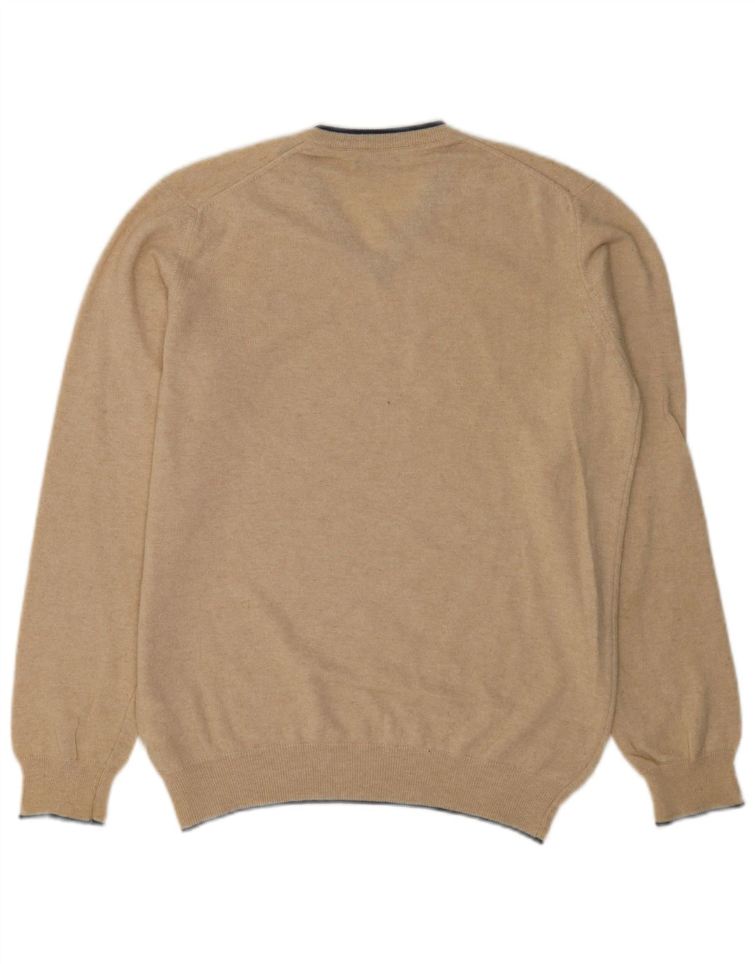 North Sails Jersey Con Cuello En V Para Hombre Small Beige Poliamida