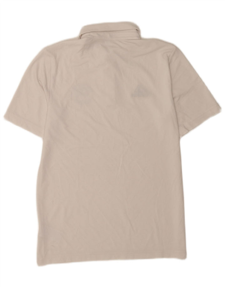 Adidas Polo Aeroready para hombre pequeño poliéster blanco