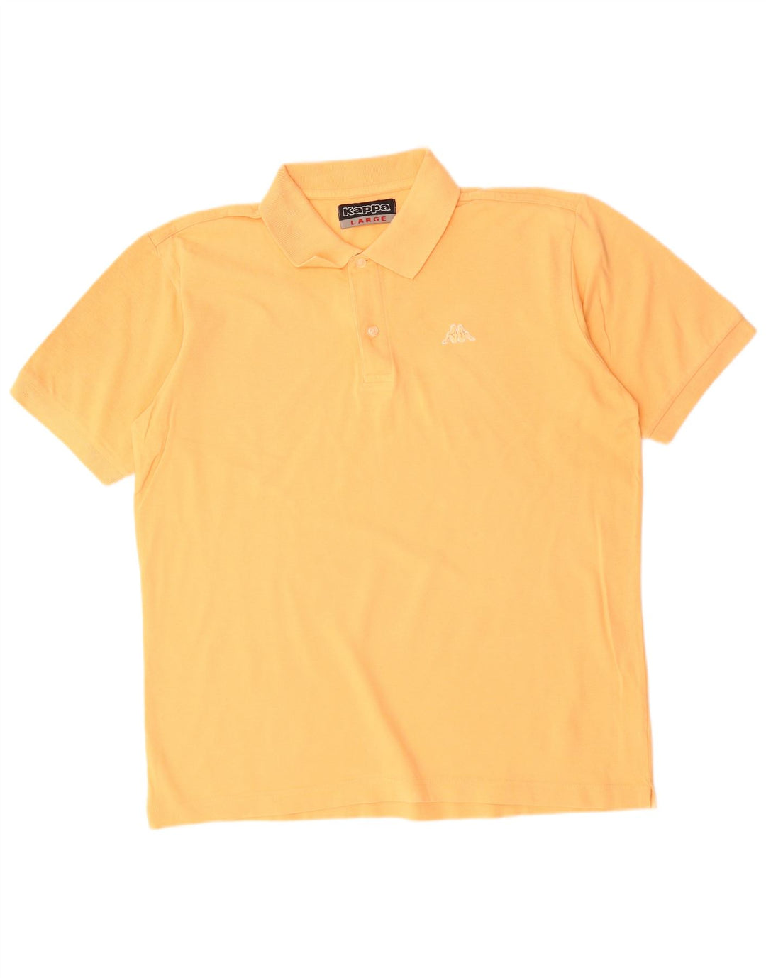 KAPPA Polo Hombre Grande Algodón Amarillo