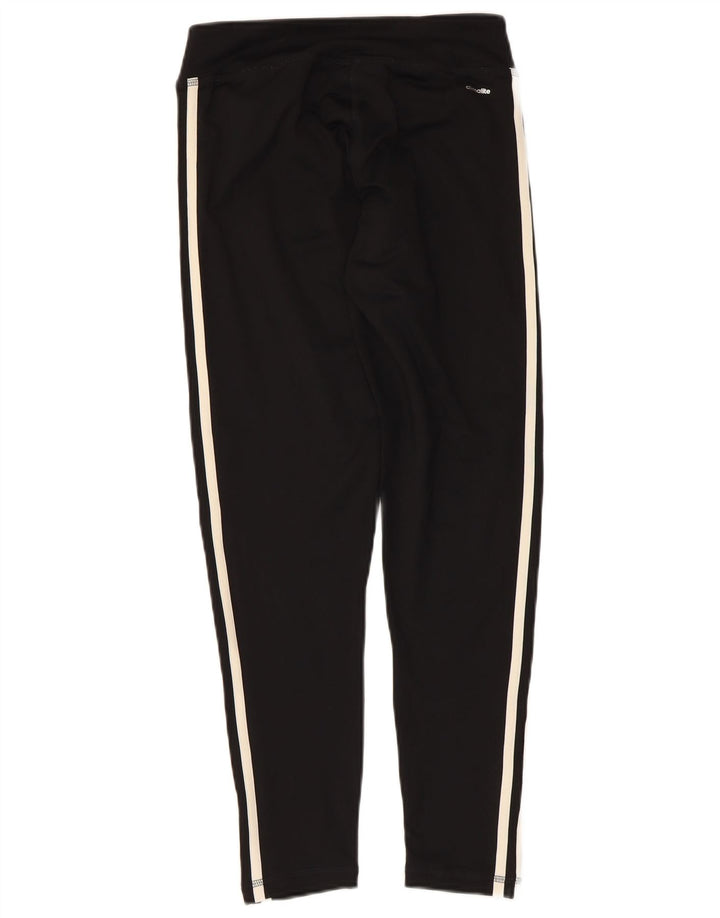 Adidas Leggings Climalite para mujer Reino Unido 8/10 Pequeño Negro Poliéster