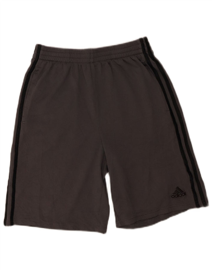 Adidas Pantalones cortos deportivos para niños 14-15 años Grande Gris Poliéster