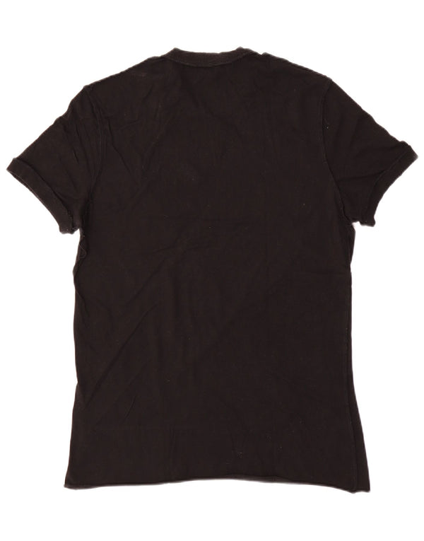 BENETTON Camiseta gráfica para mujer Top UK 46 Large Black