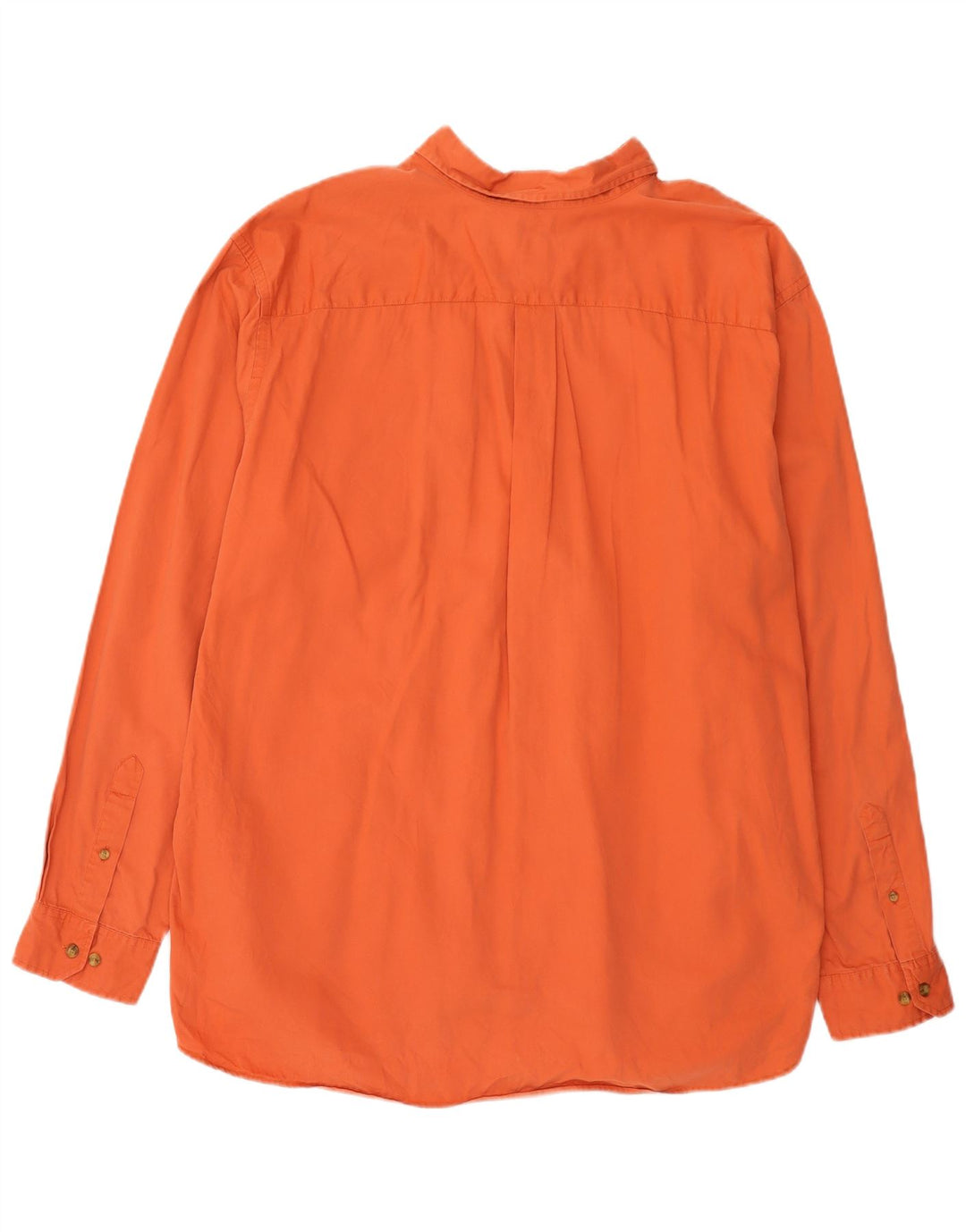 Eddie Bauer Camisa para hombre 2XL Algodón naranja