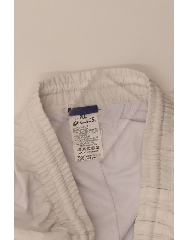 Asics Pantalón Chándal Hombre Joggers XL Blanco Poliéster