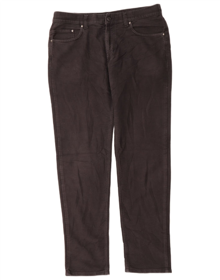 Carrera Mens 700 Regular Casual Pantalones W36 L32 Algodón Gris