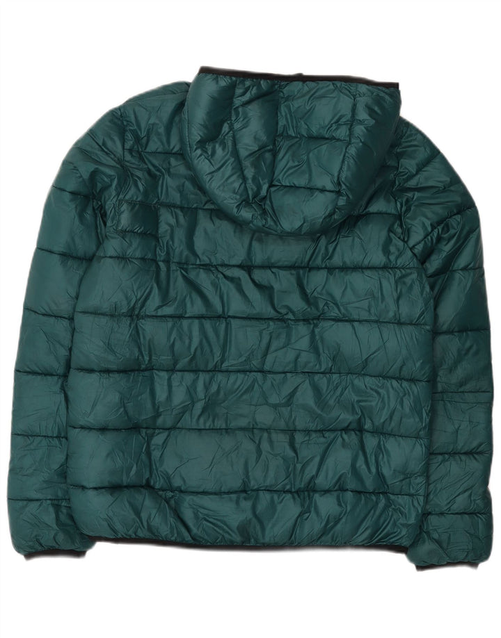 Champion Chaqueta acolchada con capucha para niño 15-16 años 2XL Verde Poliéster