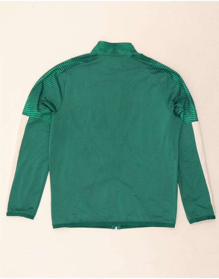 Puma Chaqueta de chándal para hombre con bloques de color verde grande Poliéster