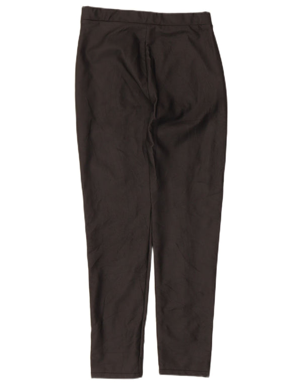 Zara Pantalón Slim Piel Sintética Niña 13-14 Años W24 L24 Negro