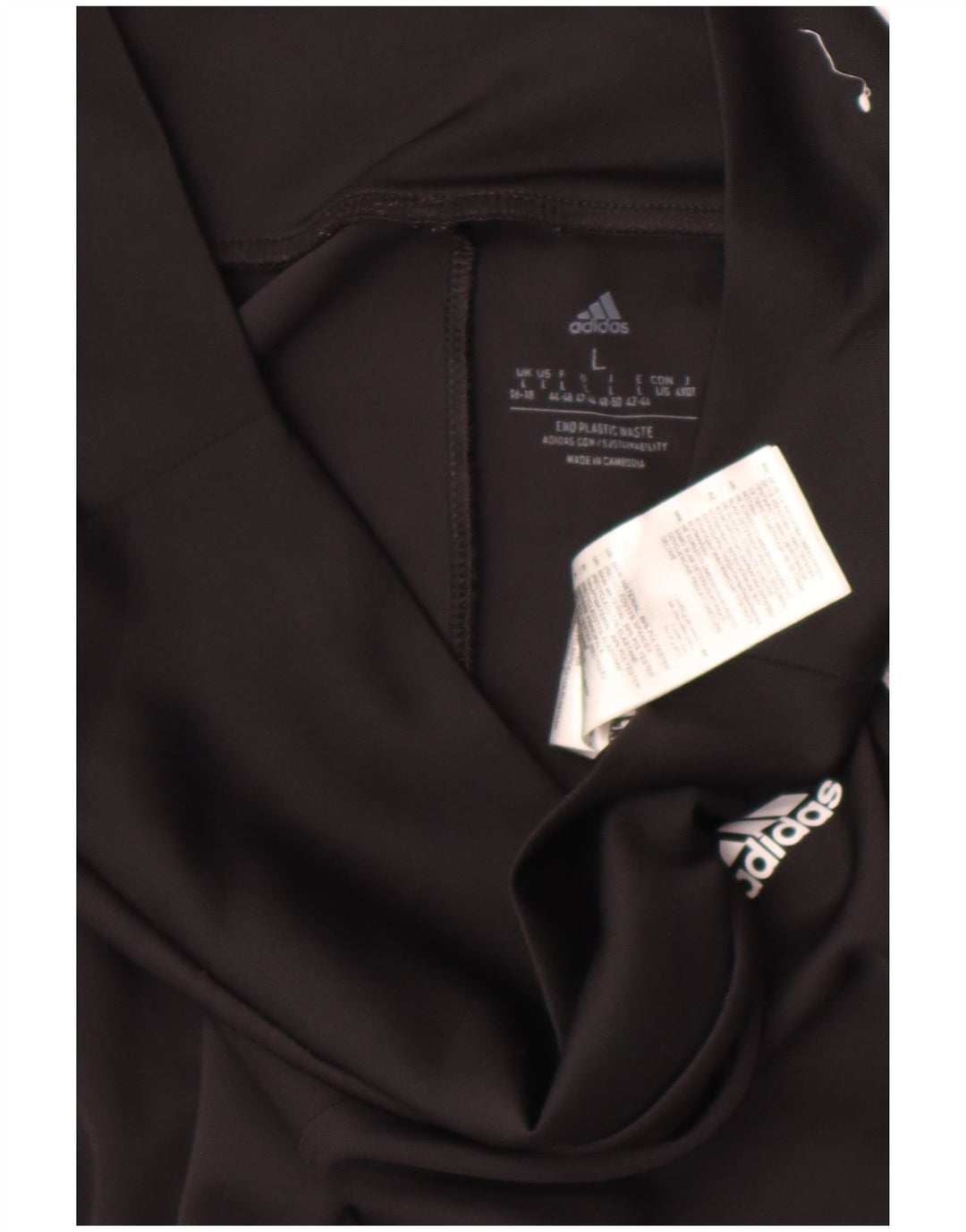 Adidas Mujer Aeroready Leggings UK 16/18 Grande Negro Poliéster