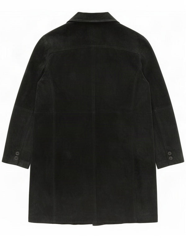 Abrigo de gamuza para mujer de H&M UK 26 4XL Negro