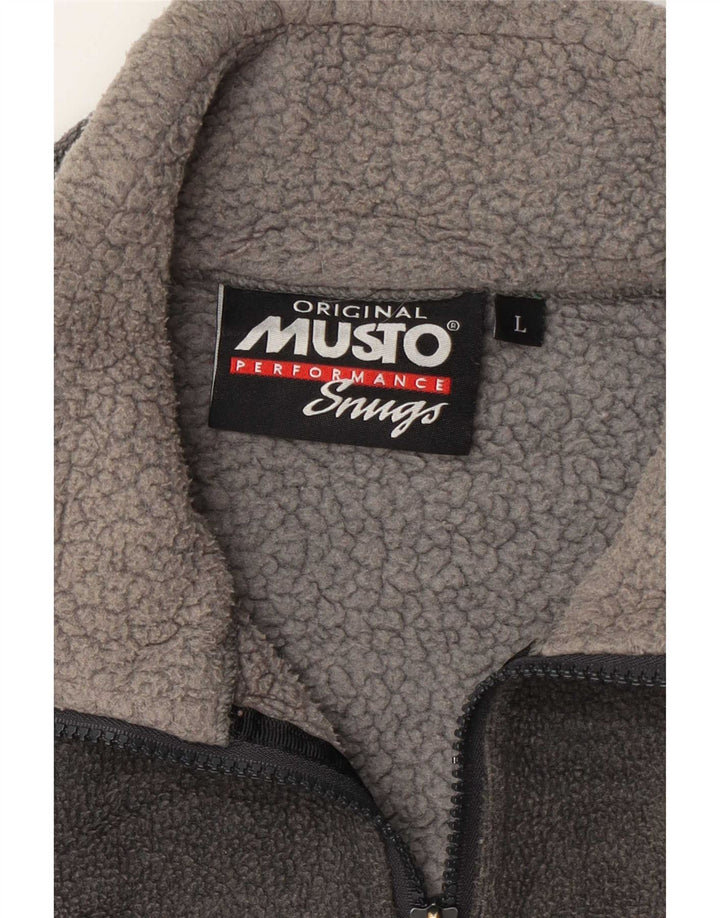 Musto Chaqueta polar para hombre UK 40 Large Grey