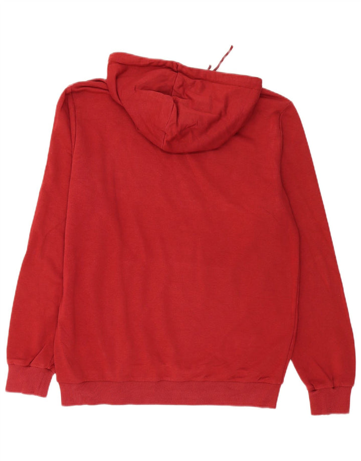 Puma Hombre Sudadera Con Capucha Gráfica Jumper Medium Borgoña