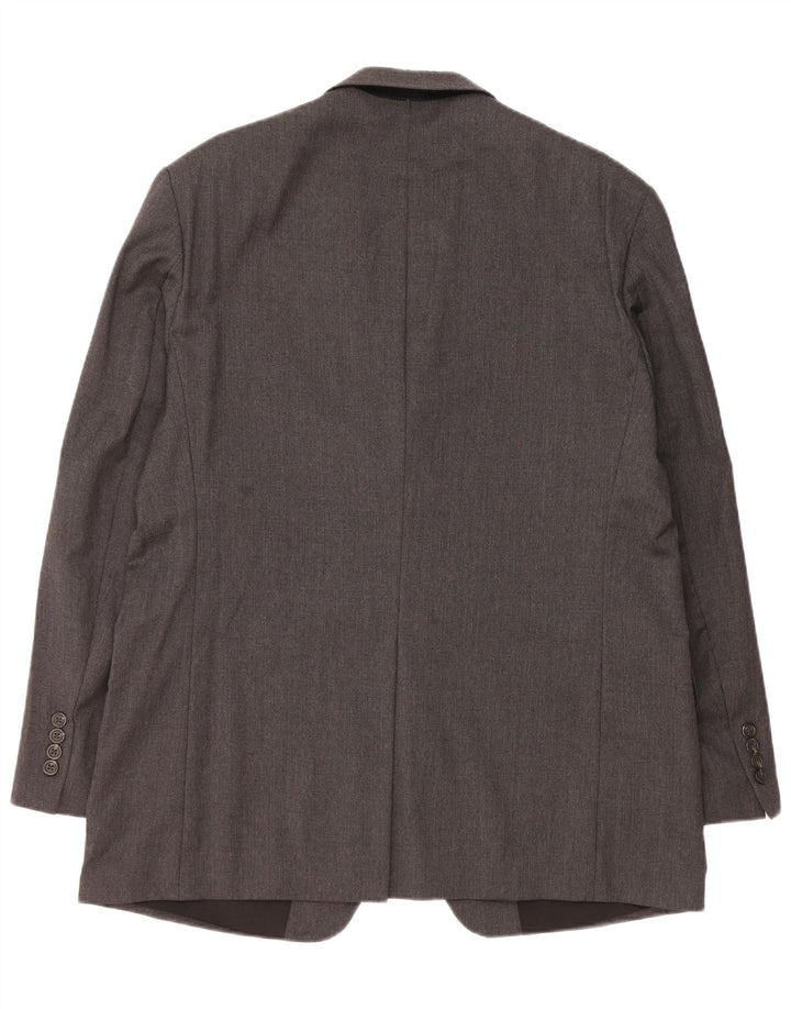 Ralph Lauren Chaqueta Blazer de 2 Botones para Hombre UK 42 XL Lana Gris