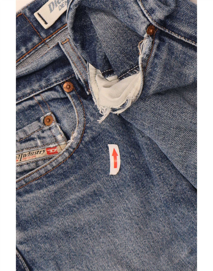 Diesel Vaqueros Rectos Hombre W34 L30 Algodón Azul