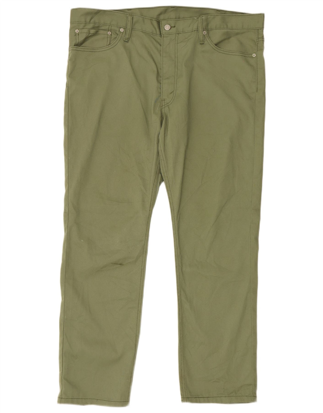 Levi's Mens 511 Slim Casual Pantalones W40 L30 Verde Poliéster