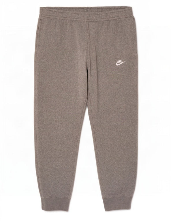 Nike - Pantalones de chándal para hombre, talla XL, algodón moteado gris