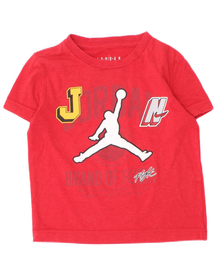 Jordan Camiseta gráfica para niños Top 2-3 años Rojo Algodón