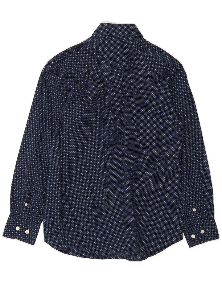 GANT Boys Shirt 9-10 Years Navy Blue Spotted Cotton Vintage Gant and Second-Hand Gant from Messina Hembry 