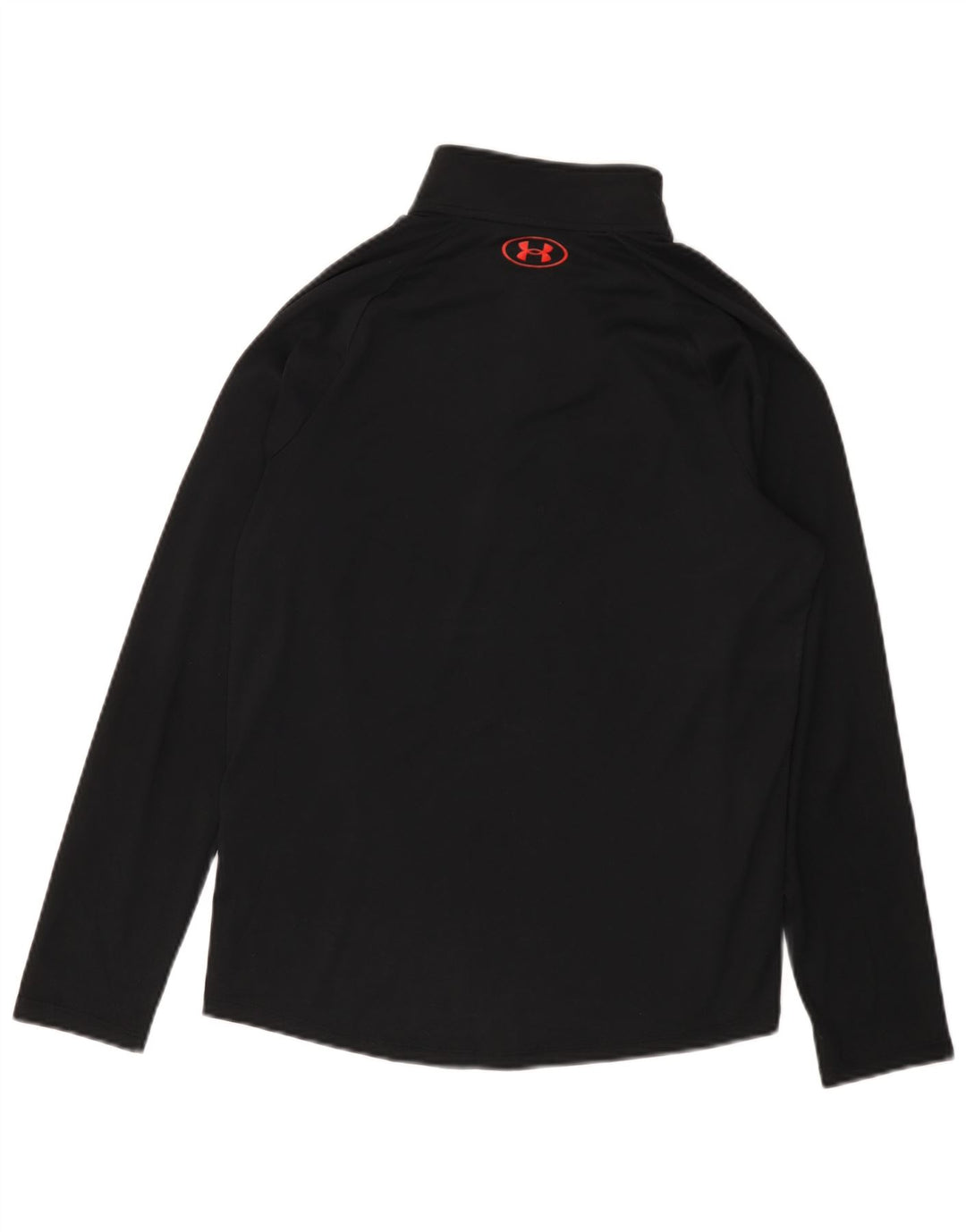Under Armour Hombre Zip Neck Jersey Chándal Top Pequeño Camuflaje Negro