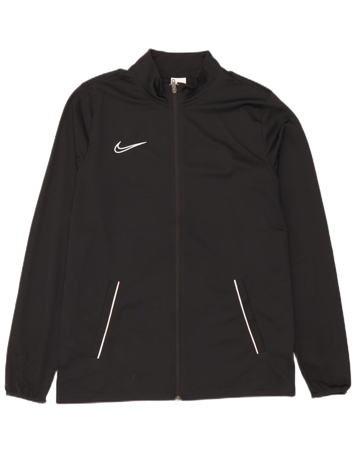 Nike - Chaqueta de chándal para hombre, talla grande, poliéster negro