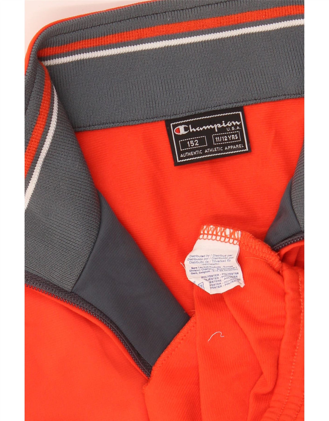 Champion Chaqueta de chándal para niño 11-12 años Naranja Poliéster