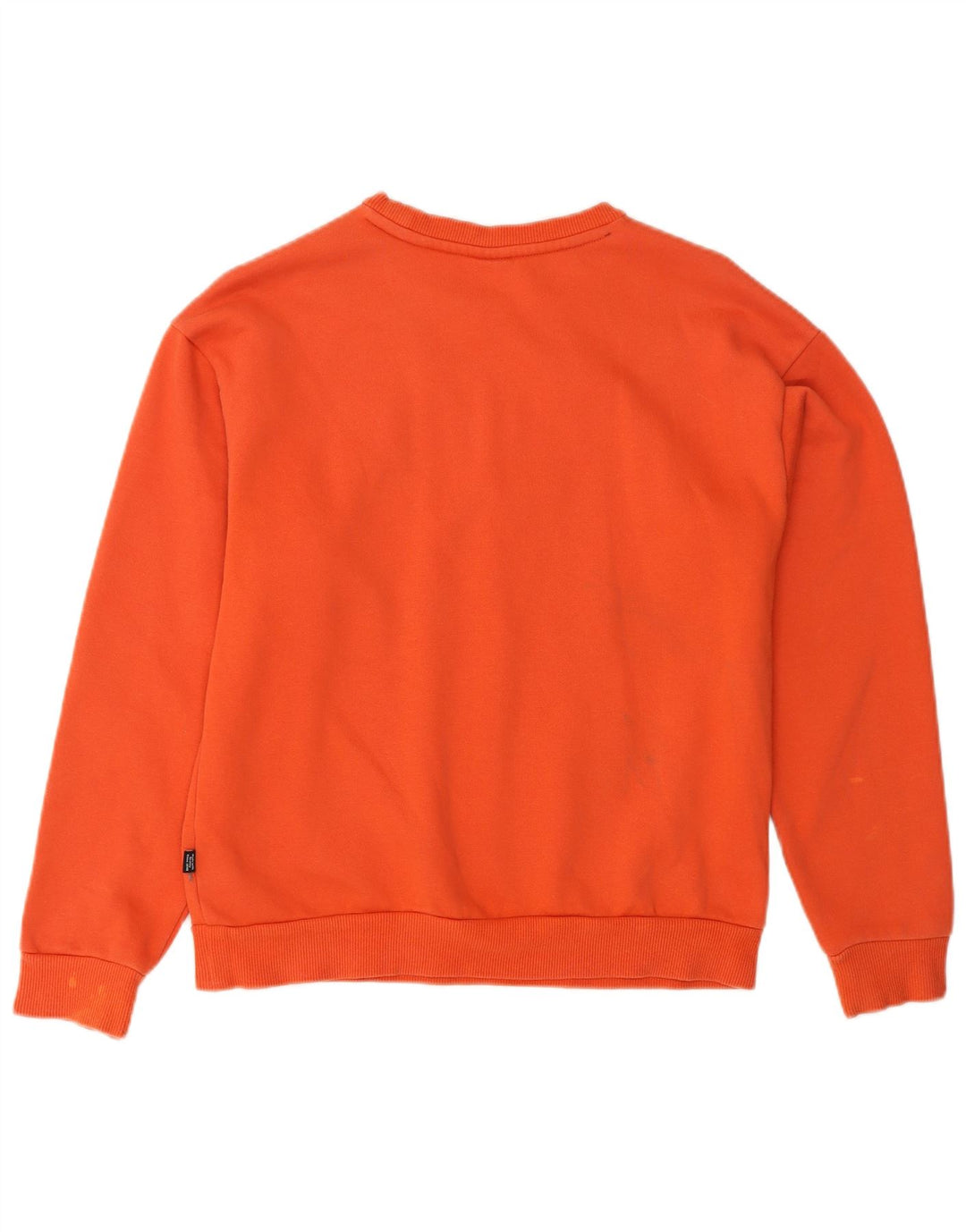 PUMA Sudadera con gráfico extragrande para mujer UK 10 Small Orange Cotton