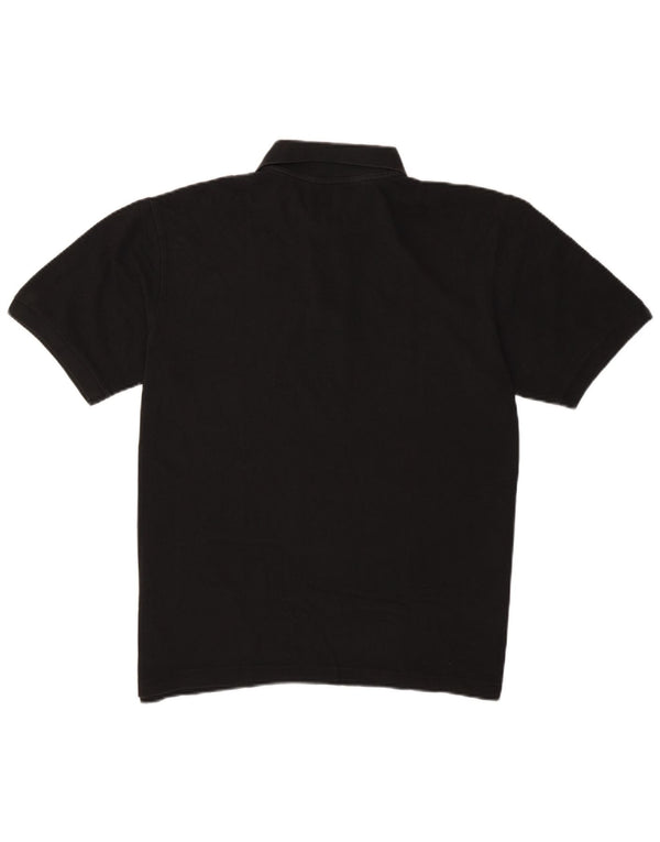 Kappa Polo Hombre Grande Algodón Negro