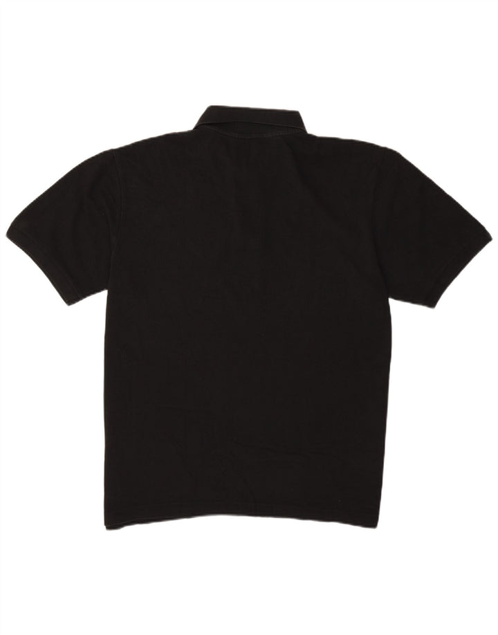 Kappa Polo Hombre Grande Algodón Negro
