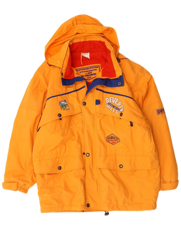 Etirel Beverly Hills - Chaqueta de esquí con capucha para mujer, talla grande, color amarillo