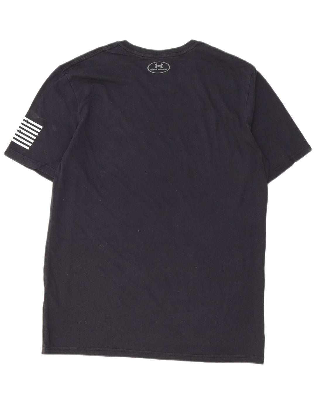 UNDER ARMOUR Camiseta estampada Heat Gear para hombre Top mediano de algodón negro