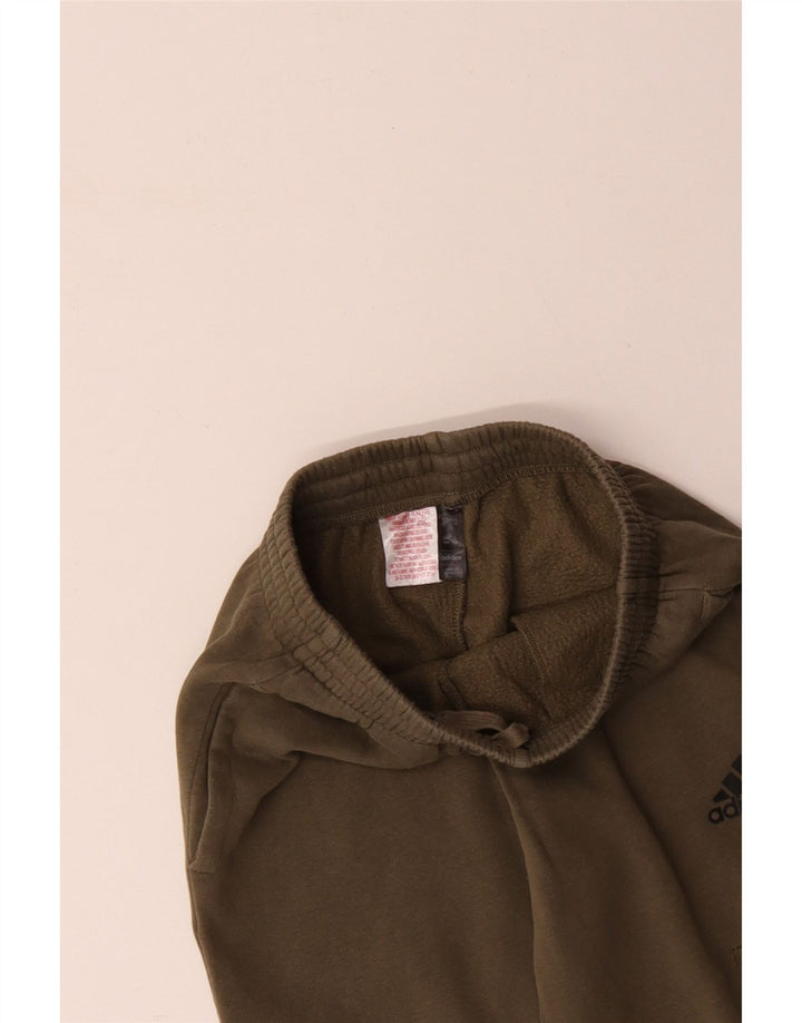 ADIDAS Pantalones de chándal cargo para niños 11-12 años Caqui Algodón