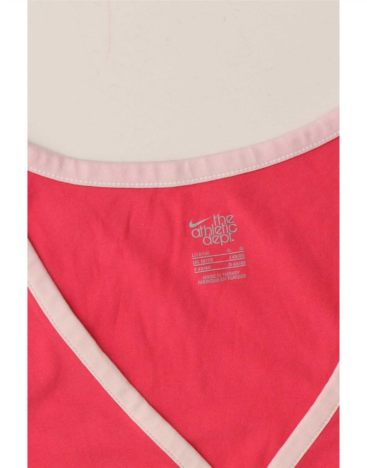 Nike - Camiseta sin mangas para mujer, talla 16/18, talla grande, color rosa