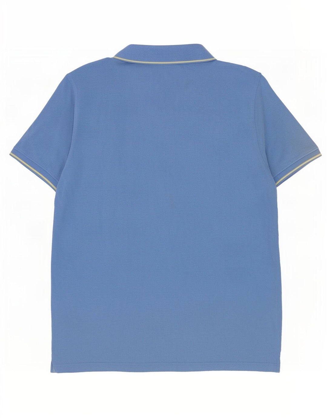 Crew Clothing Polo para hombre de algodón a rayas azul medio