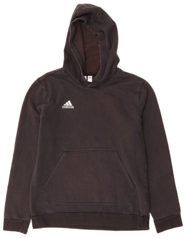 ADIDAS Sudadera con capucha para niño 13-14 años Negro Algodón