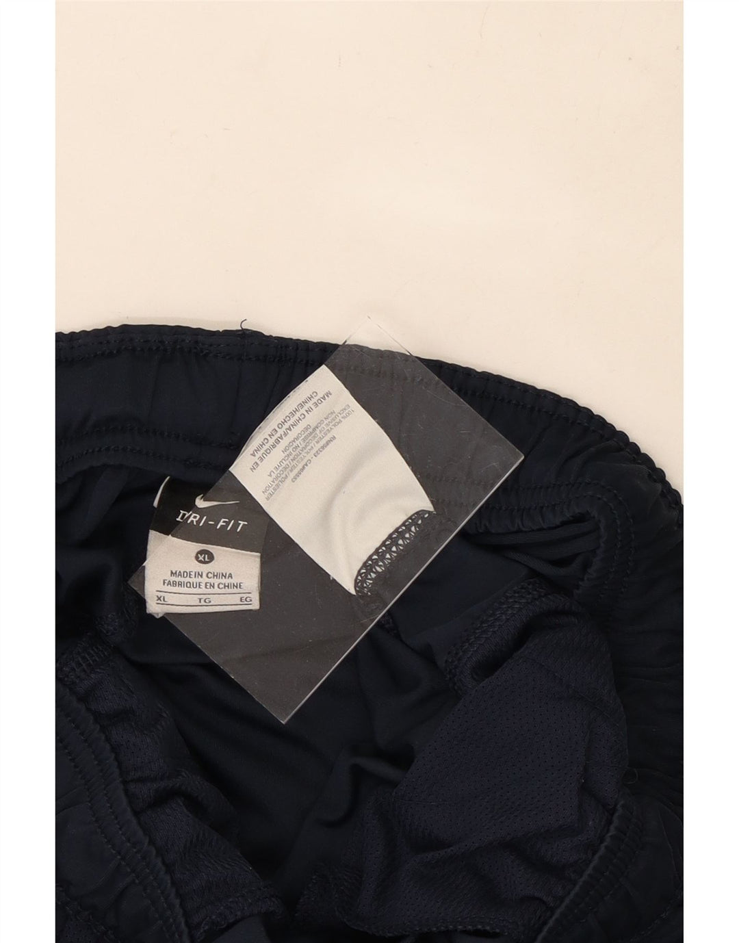 NIKE Pantalones cortos deportivos Dri Fit para hombre XL Poliéster azul marino