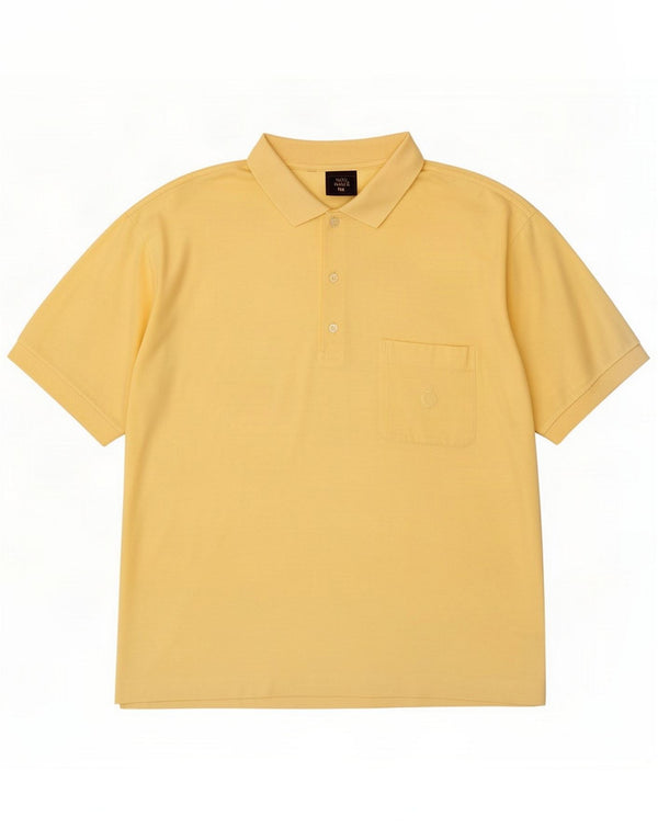 Nino Marini Polo para hombre XL Algodón amarillo