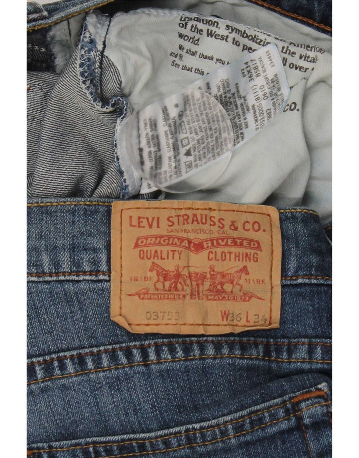 Levi's Vaqueros Rectos Para Hombre W36 L29 Algodón Azul