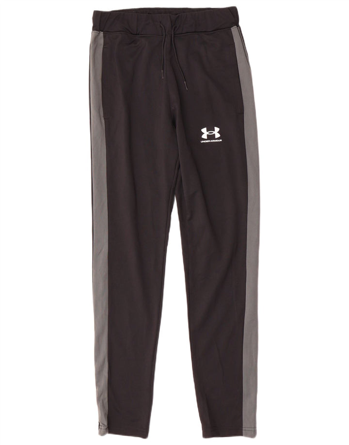 UNDER ARMOUR Pantalón de chándal para hombre Pequeño poliéster color block negro