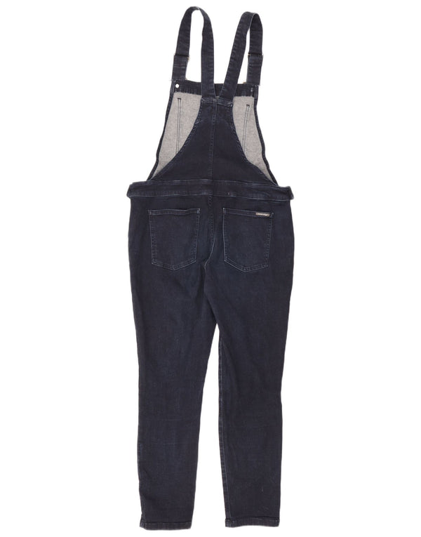 White Stuff Jeans ajustados con peto para mujer UK 40 Medium W34 L27 Azul marino