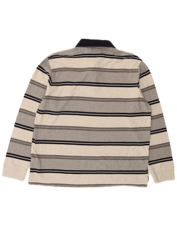 Marks & Spencer Polo de rugby de manga larga para hombre XL Multicolor