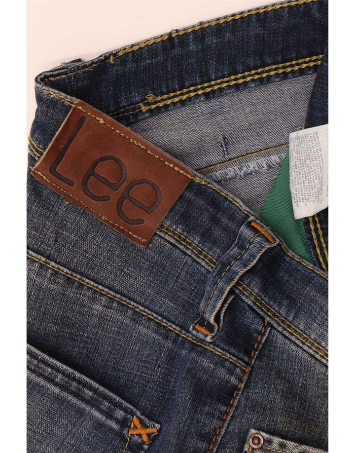 Vaqueros Lee Mujer Slim W27 L30 Algodón Azul
