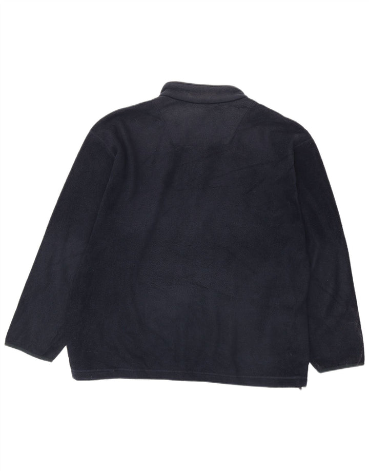 Marks & Spencer Chaqueta polar para hombre UK 42 XL Poliéster azul marino