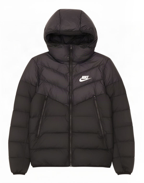 Nike Chaqueta acolchada con capucha para hombre UK 36 Small Poliéster negro