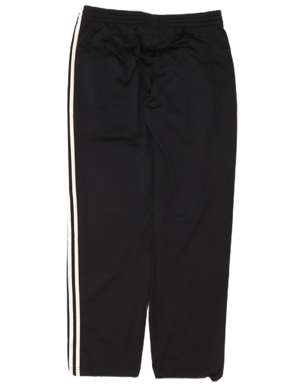 Adidas Pantalones de chándal para hombre UK 42/44 Large Negro Poliéster