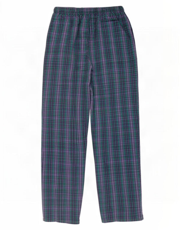 Pantalones cortos para mujer St. Bernard UK 40 Large W33 L26 Green Check