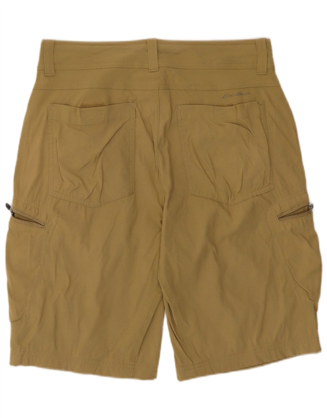 Eddie Bauer Pantalones cortos cargo para hombre W32 Nylon caqui grande