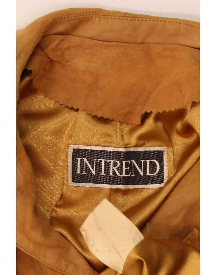 INTREND Chaqueta de ante para mujer IT 44 Cuero beige medio