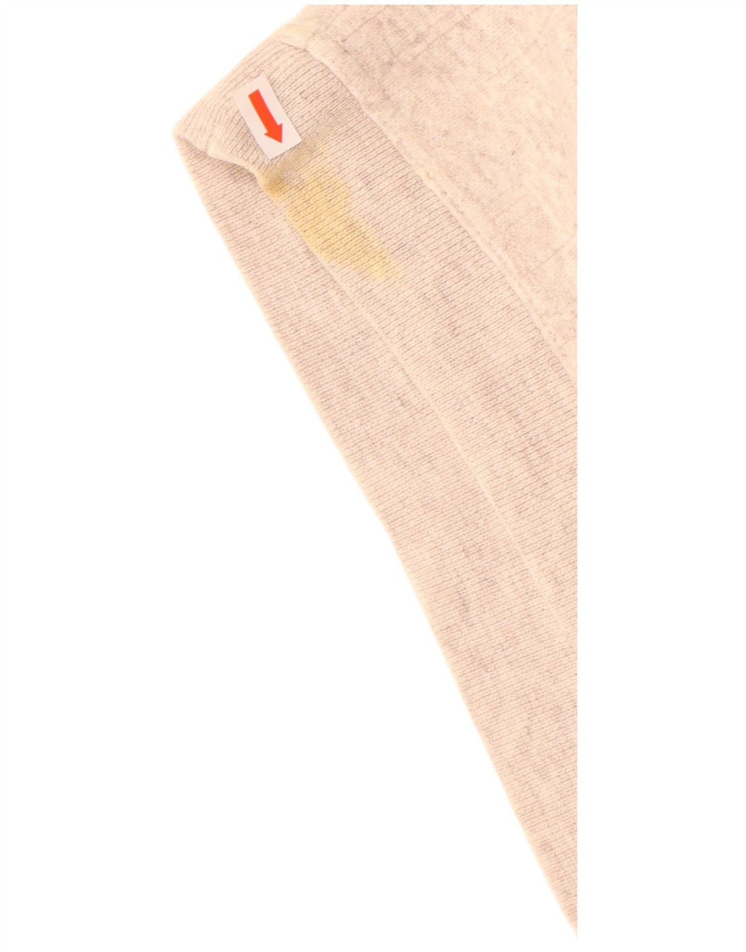 VINTAGE Suéter tipo jersey con cuello polo para hombre 2XL Beige