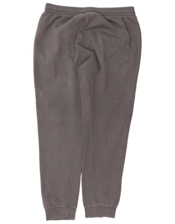 Adidas Hombre Pantalones De Chándal Joggers XL Gris Algodón