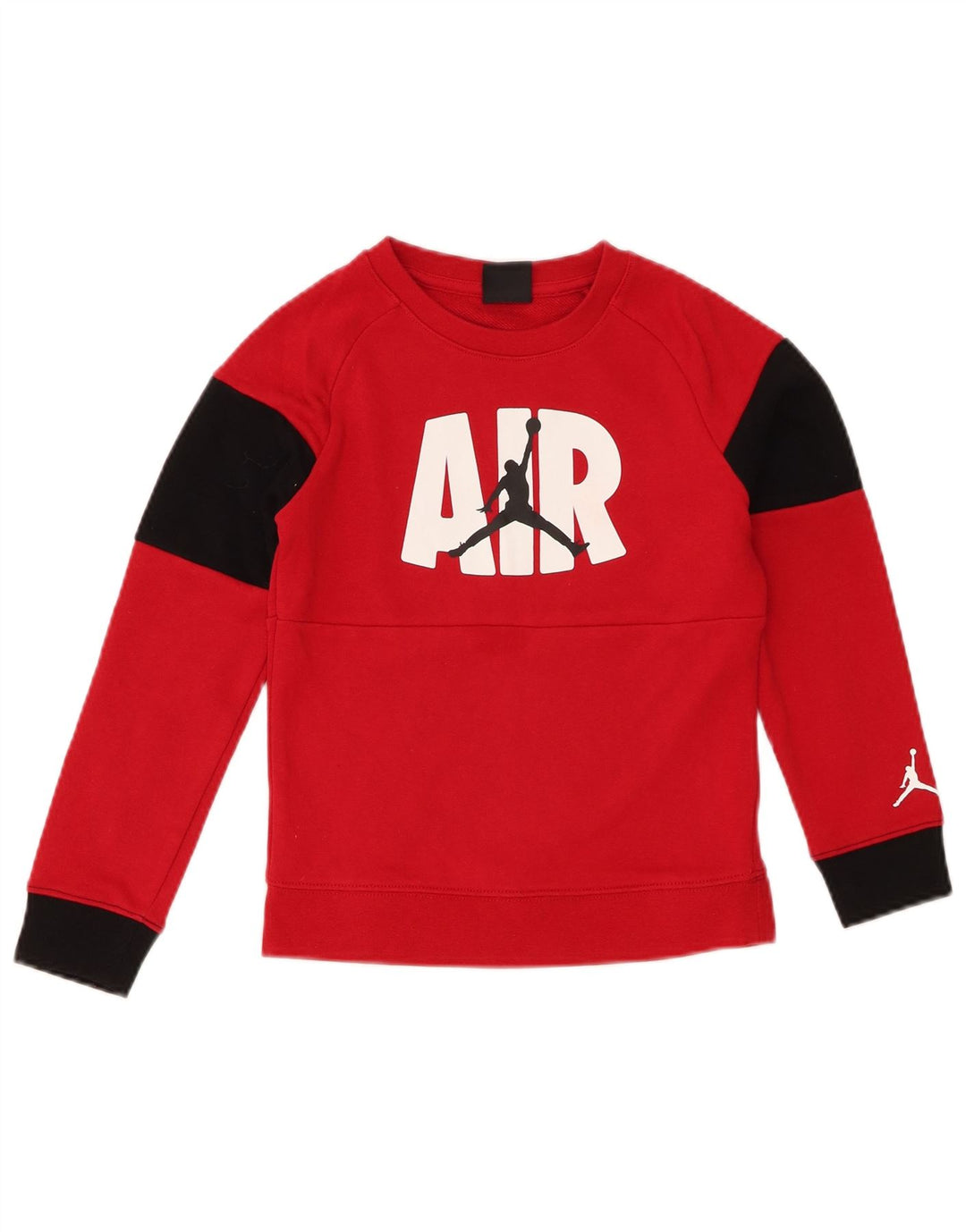 Jordan - Sudadera con gráfico para niños de 6 a 7 años, color rojo, talla grande